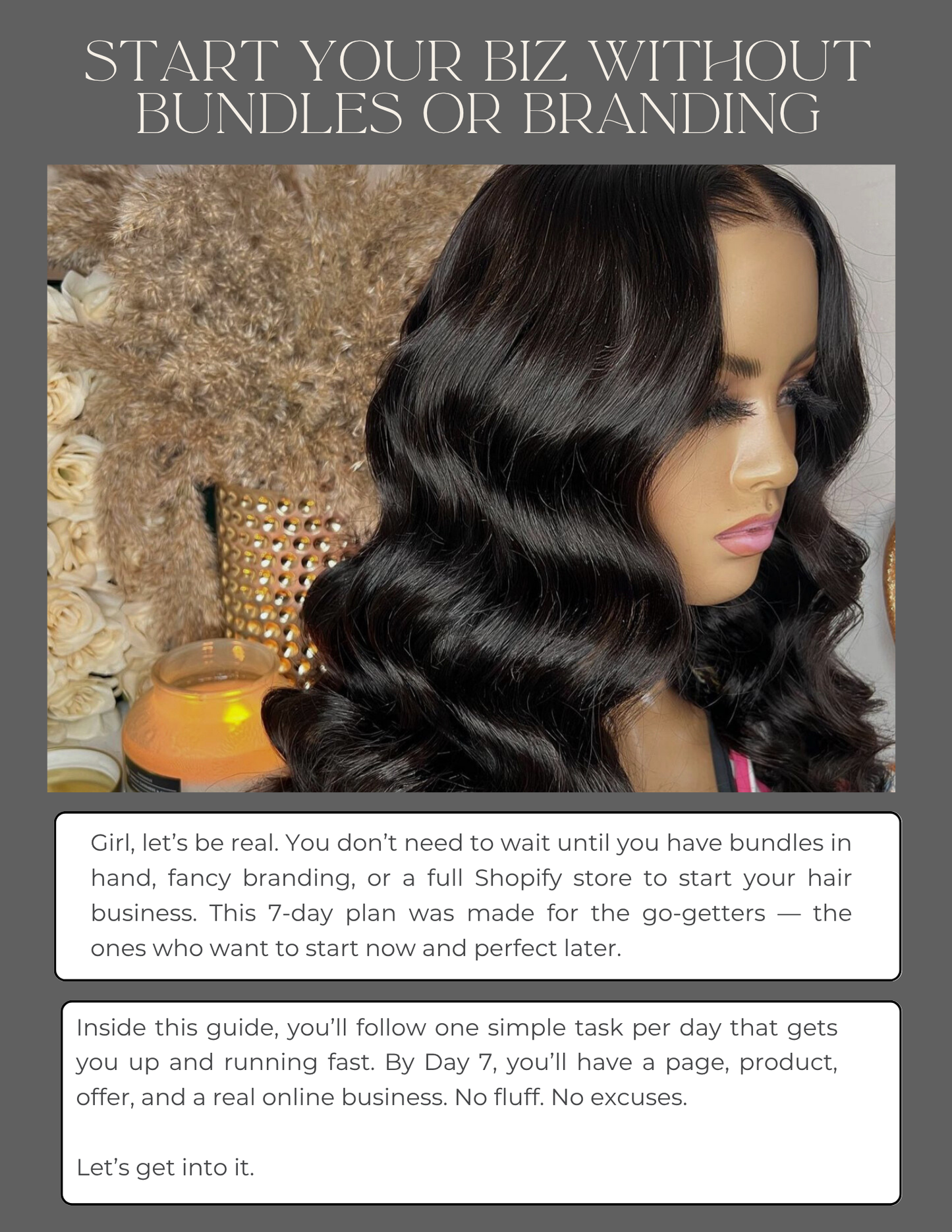 Slay & Sell: The 7-Day Hair Biz Startup Blueprint