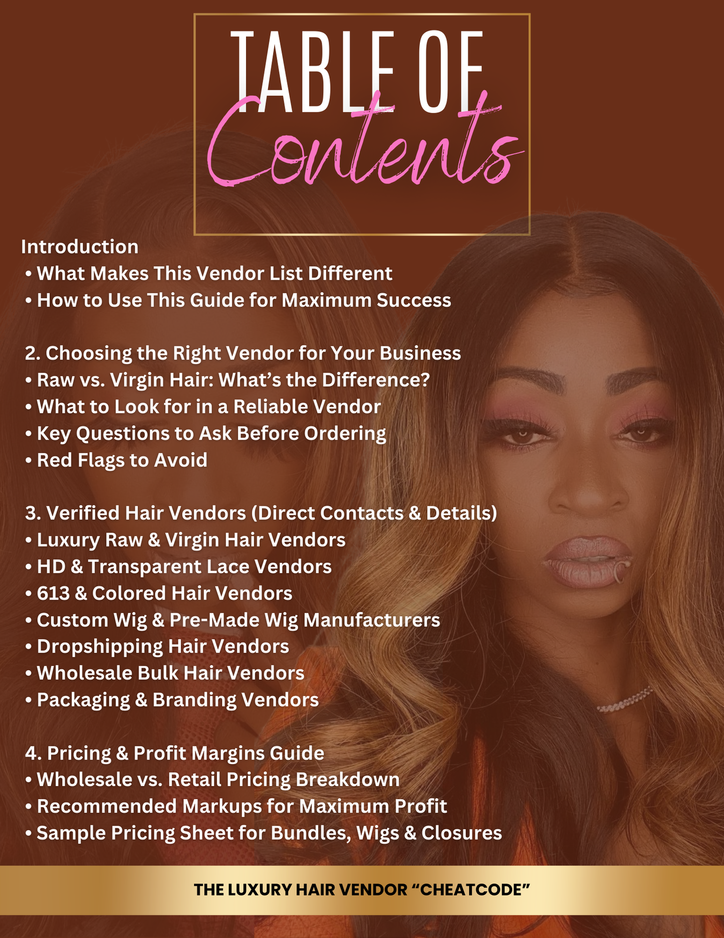 Hair Vendor Cheatcode: Luxury Hair Supplier List